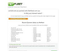 Tablet Screenshot of exhibit.net.au